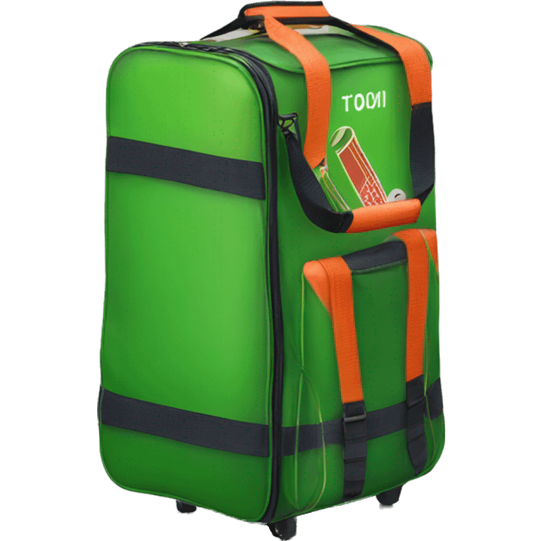 Trolley cricket kit bag emoji