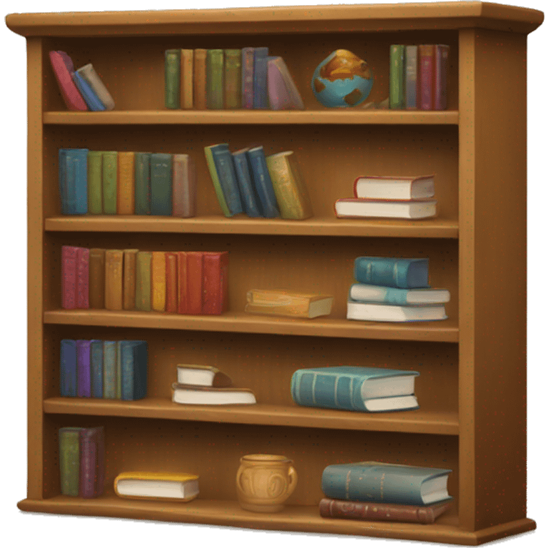 Book shelf  emoji