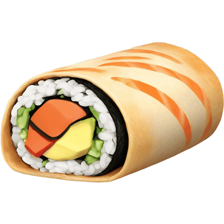 sushi burrito emoji