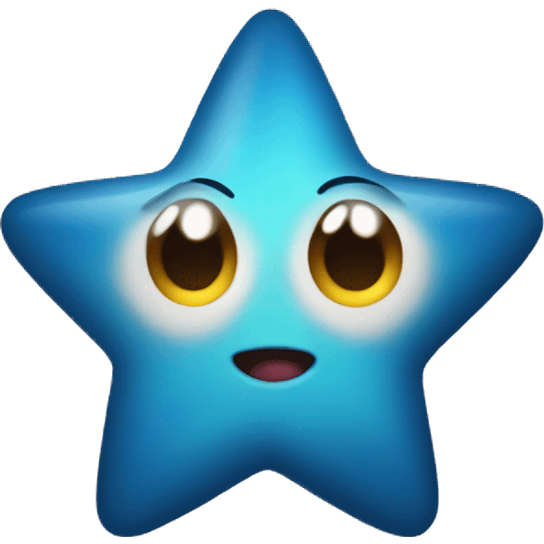 cute star with eyes emoji