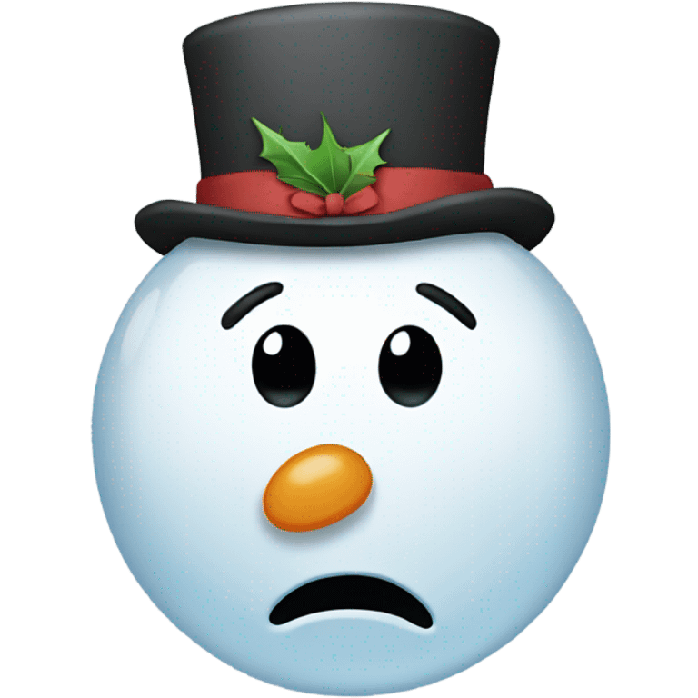 Crying Snowman emoji