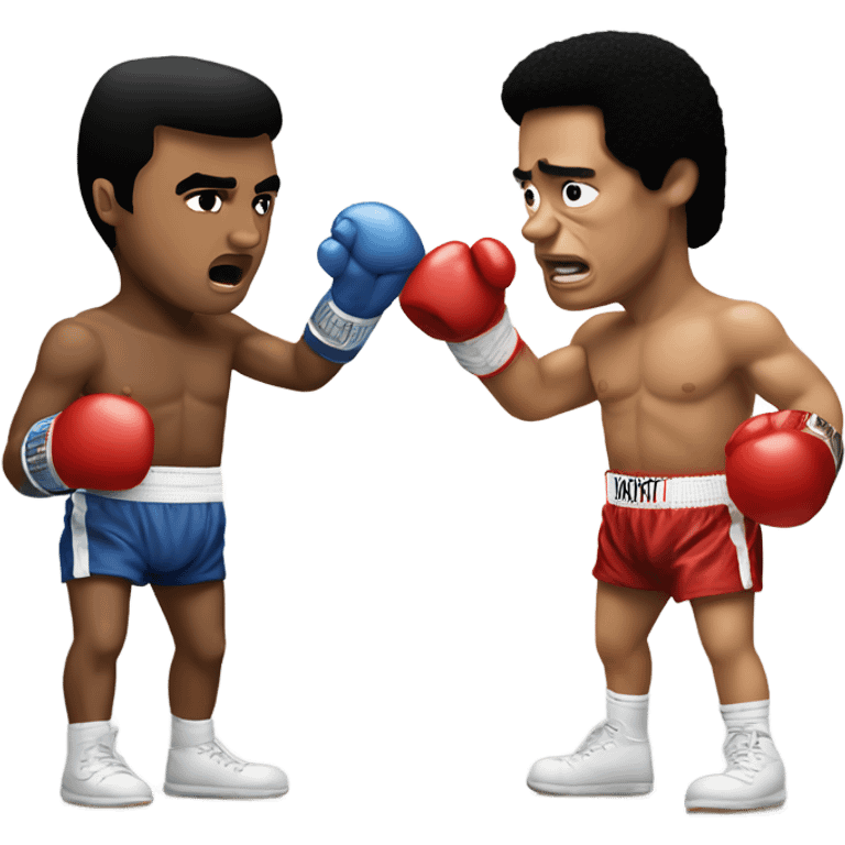 mohammed Ali vs Rocky Balboa  emoji