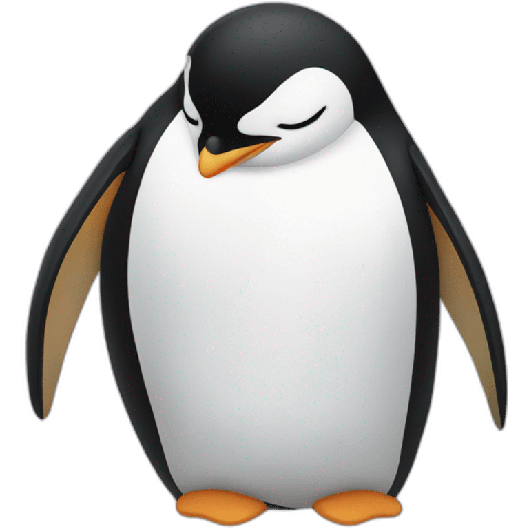 penguin sleeping emoji