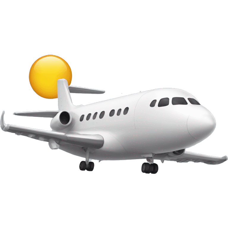 Chat qui est sûr un avion  emoji