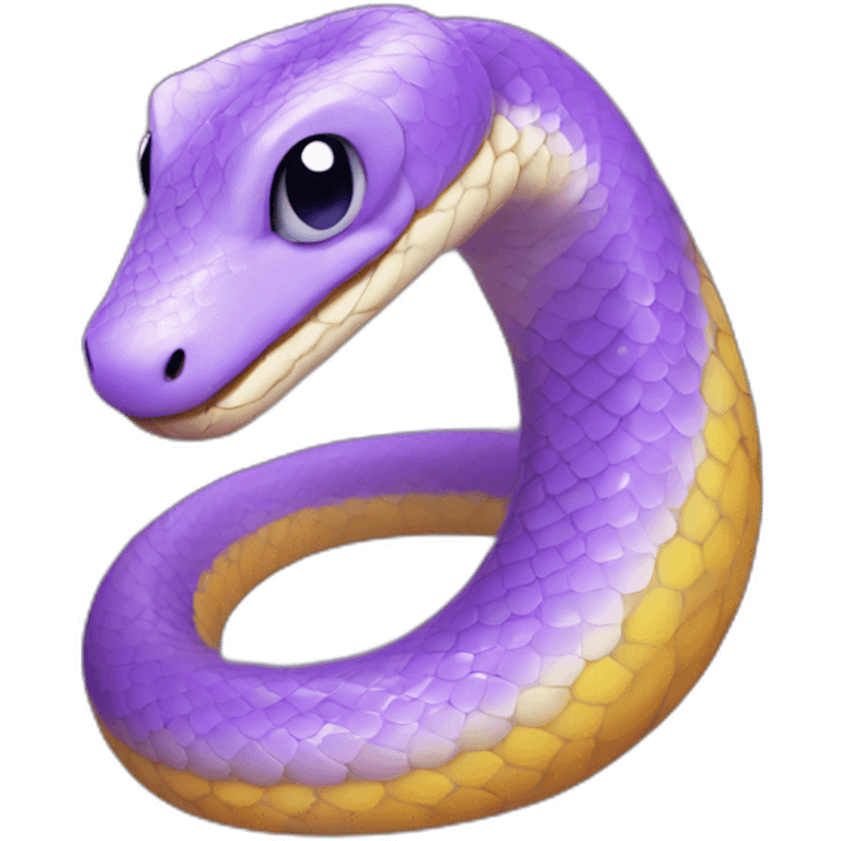 violet snake emoji