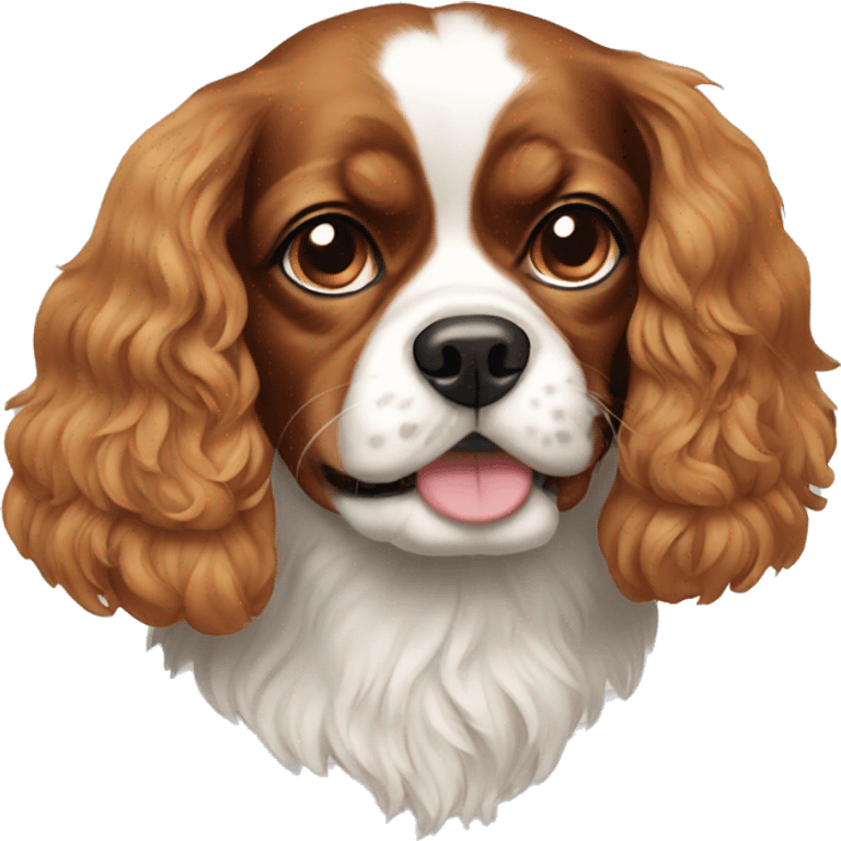 Cavalier dog emoji