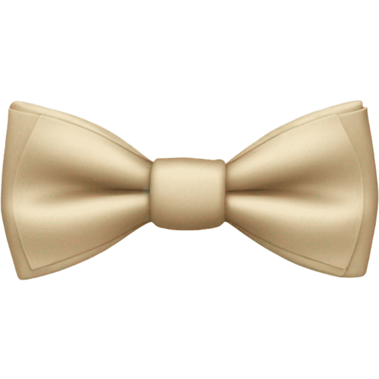 light beige bow tie  emoji