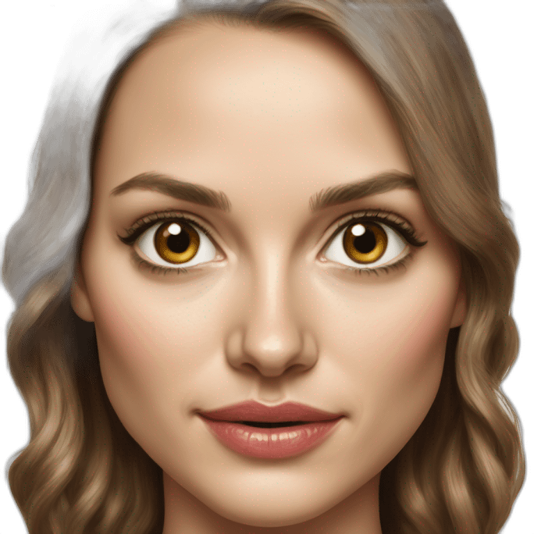 hyper realistic nathalie portman 2010 emoji