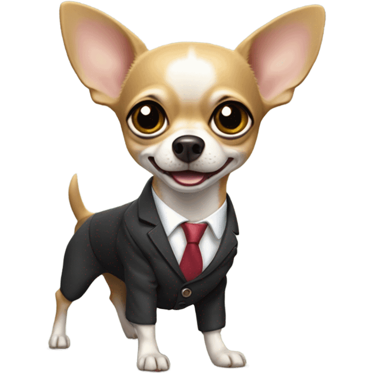 Chihuahua running for president in france emoji