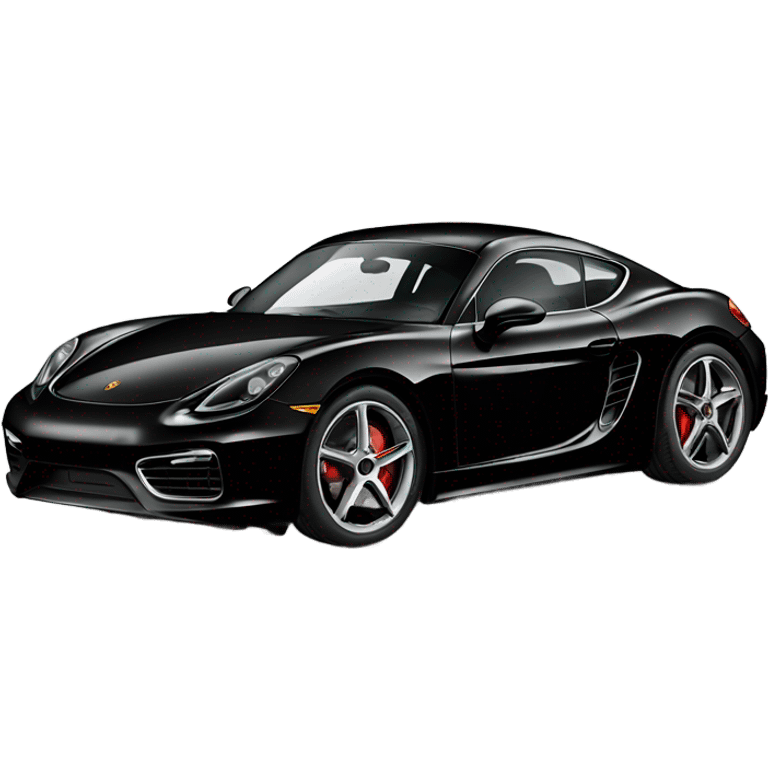 Porsche Cayman black emoji