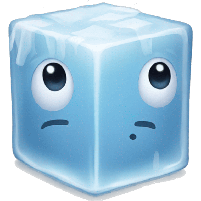 white ice cube emoji