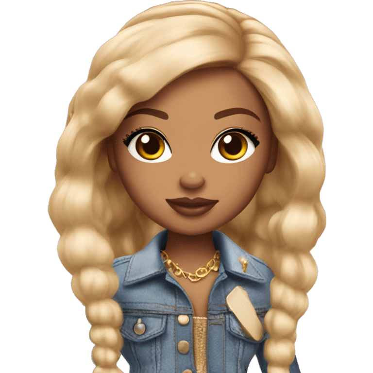 Light skin bratz doll emoji