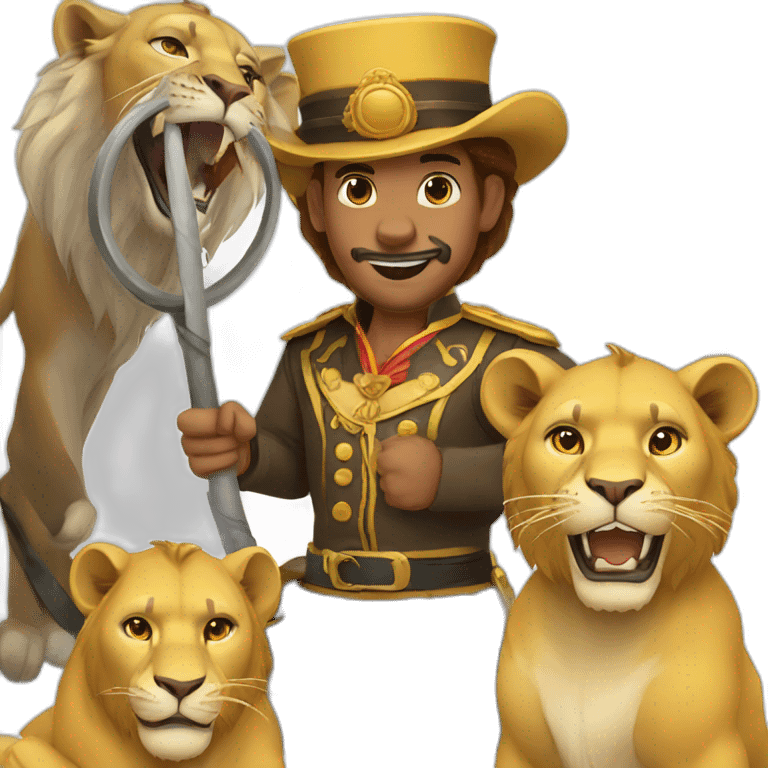 lion tamer emoji