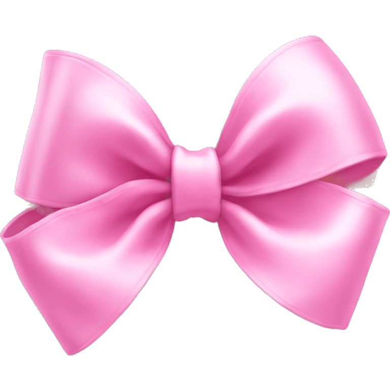 Pink bow cute emoji