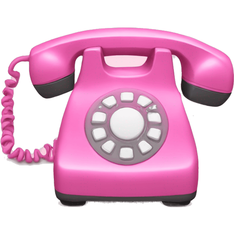 pink phone emoji