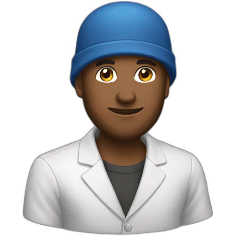 Entrepreneur with skullcap emoji