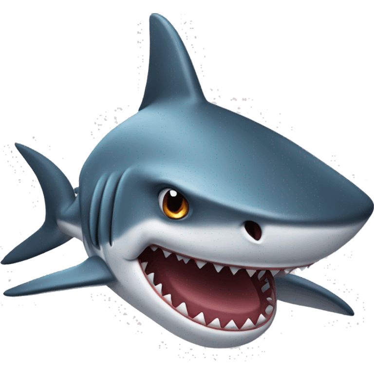 shark without tophat emoji