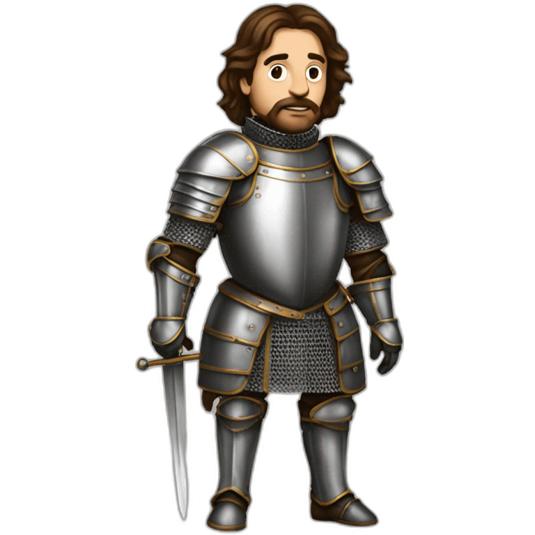 Full-body-Charles-I-of-England-in-armor emoji