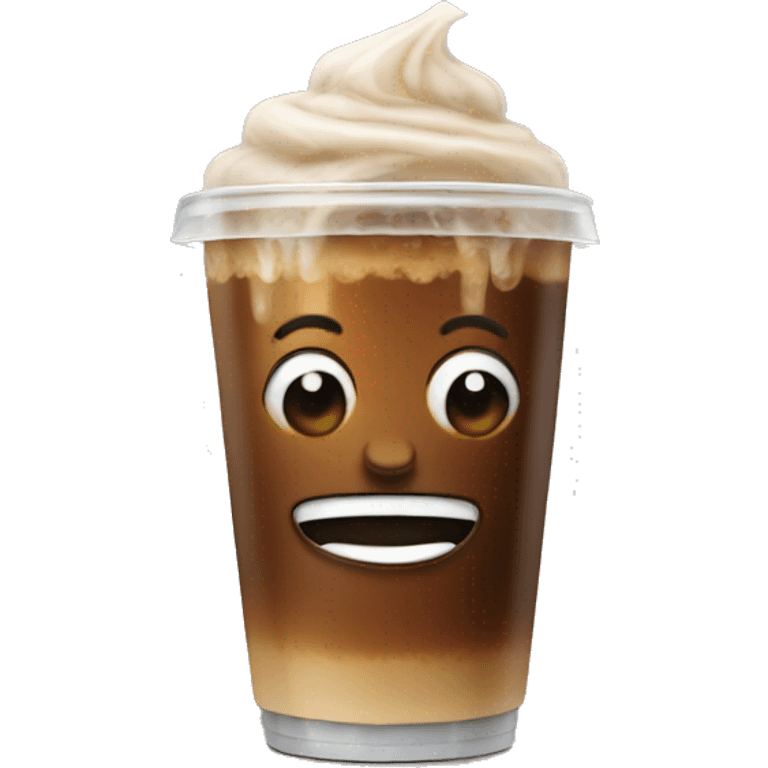 Iced coffe  emoji