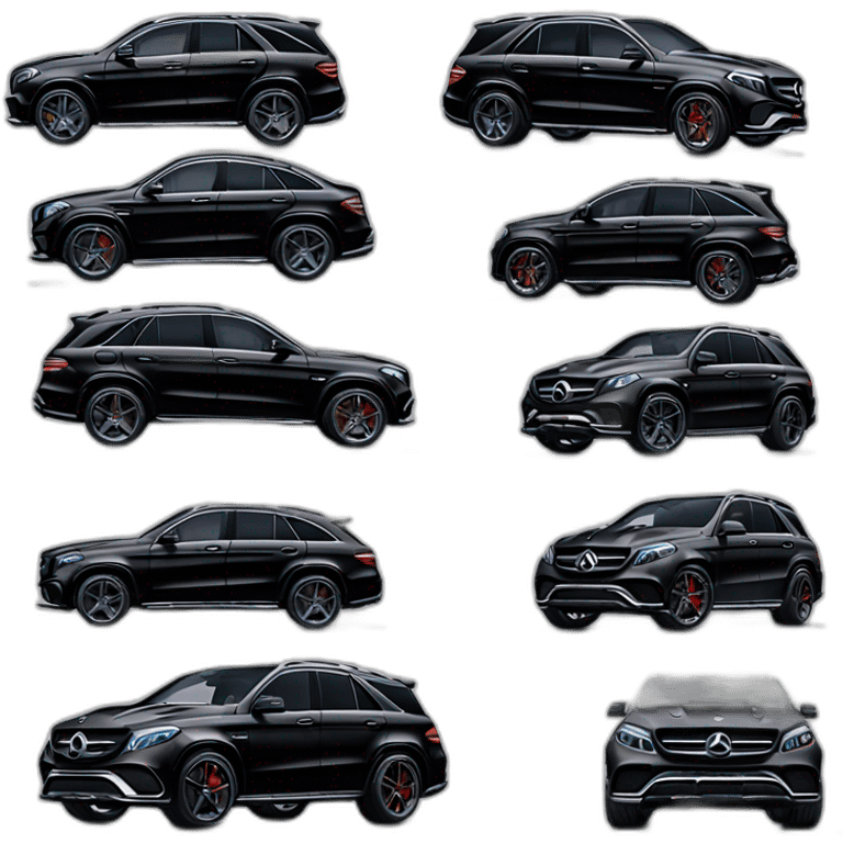 Mercedes Gle 63s barabus black emoji