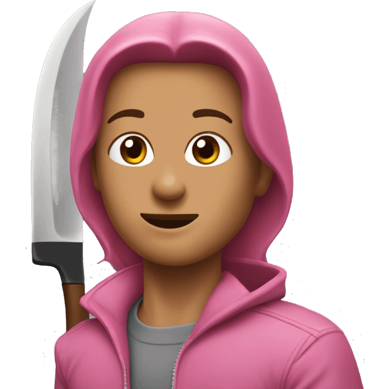 machete pink￼ emoji