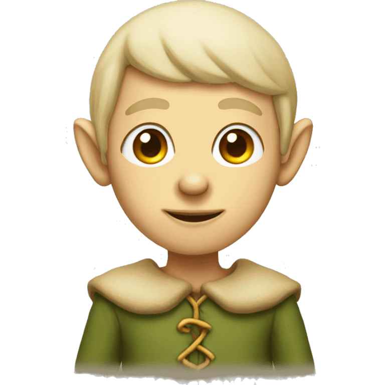 Beige elf emoji