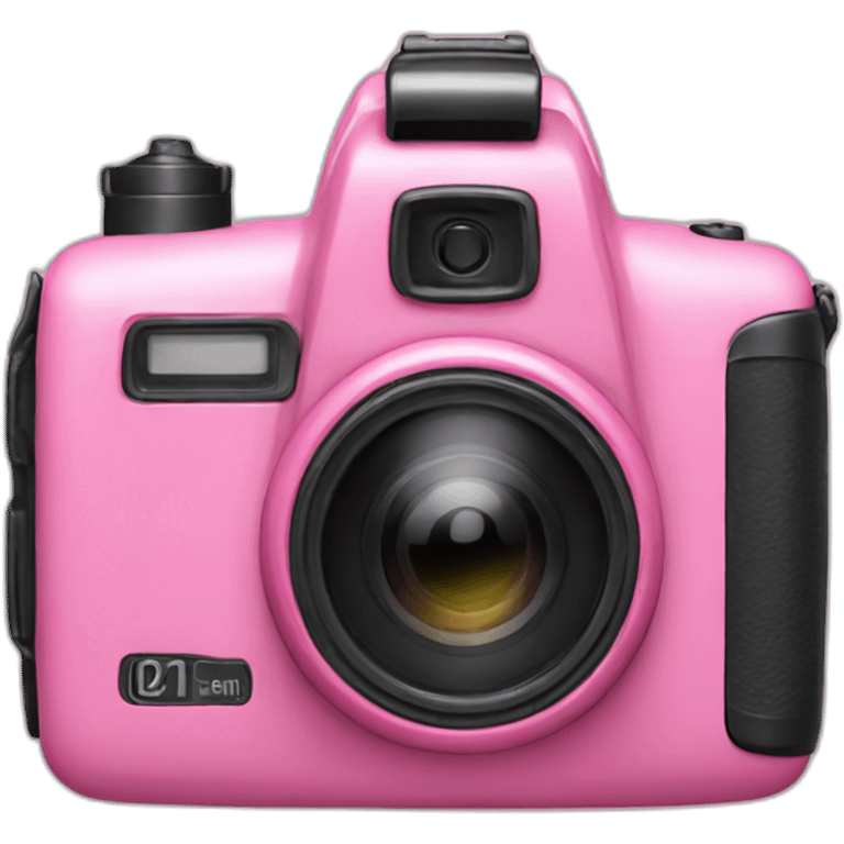 pink camera emoji