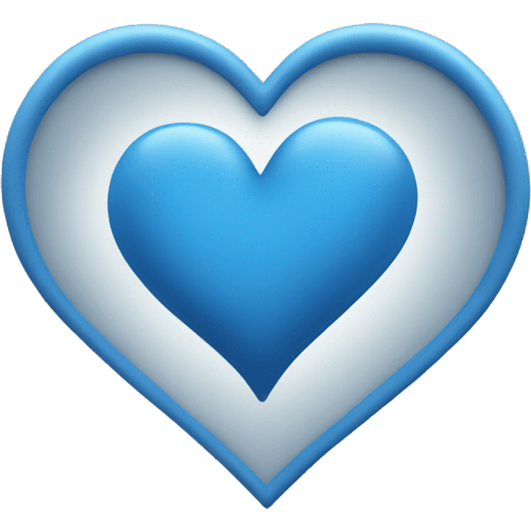 Blue heart emoji