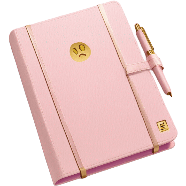 Sophisticated Pink Day Planner emoji