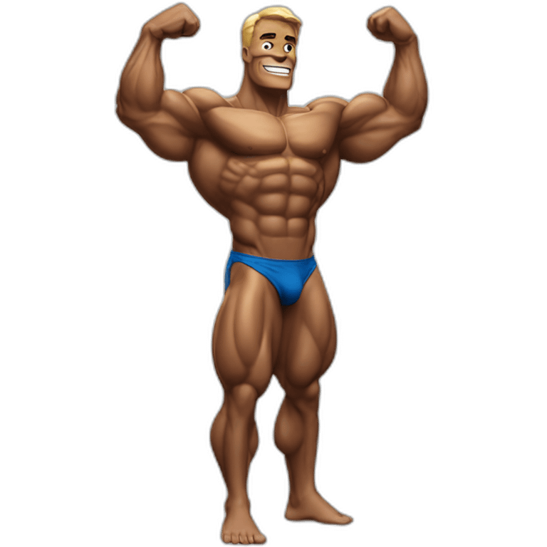 Mr Olympia posing emoji