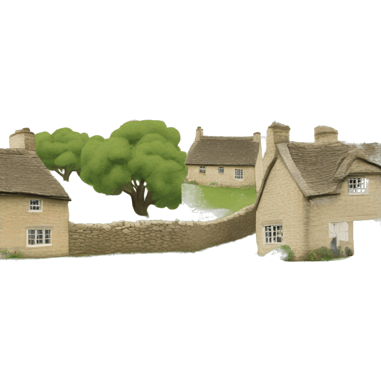 Cotswold cottage emoji