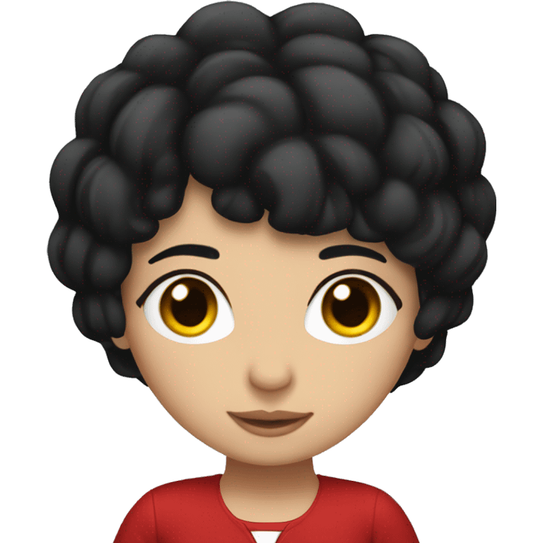 turkish girl with black hair in a black audi with red interior emoji