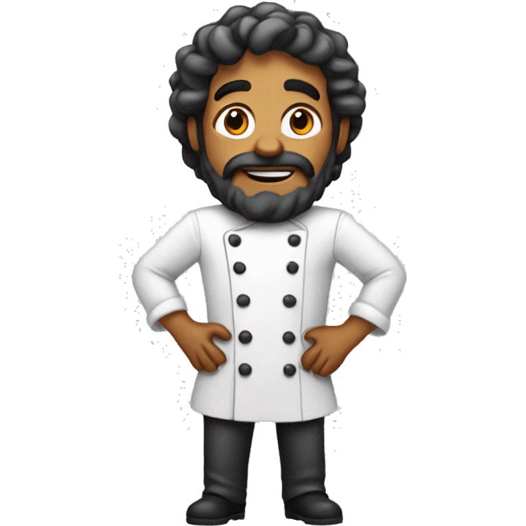 Cocinero CON BARBA emoji