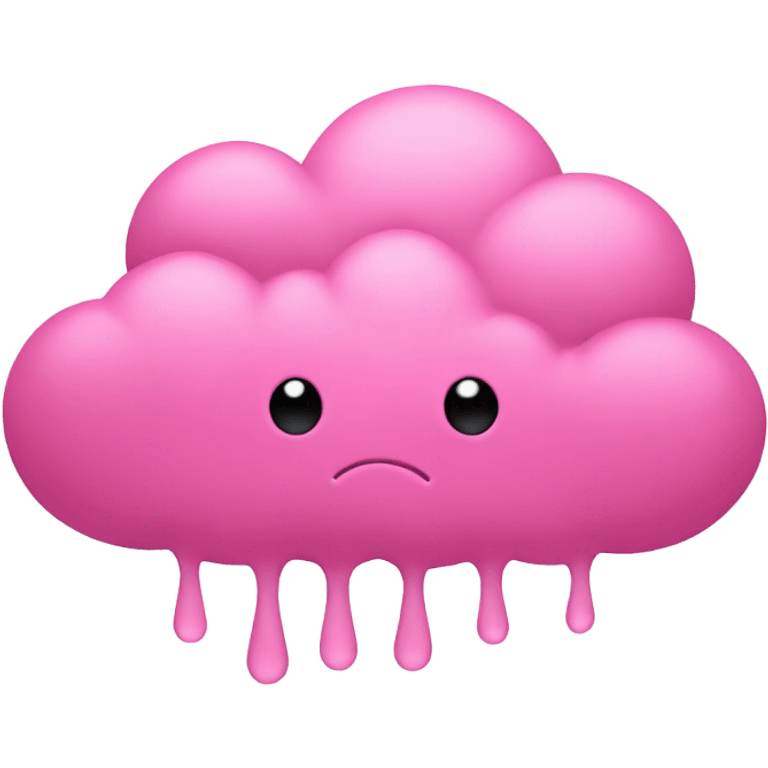 pink rain cloud emoji