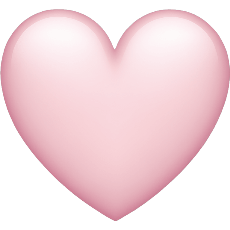 light pink heart emoji