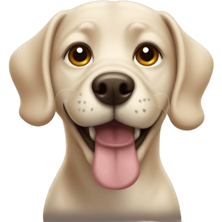 Funny dog emoji