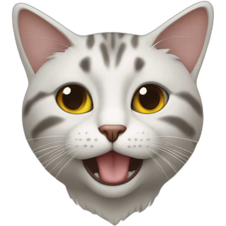 yemek yiyen kedi emoji