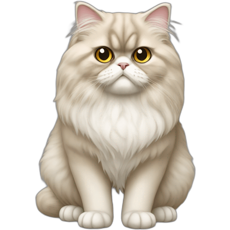 extremal persian cat full-height emoji