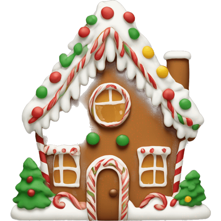 Ginger bread house emoji