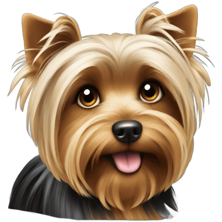 Yorkie dog emoji