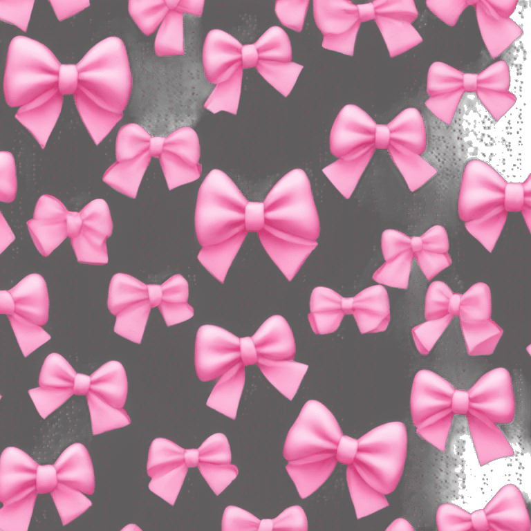 A pink bow  emoji