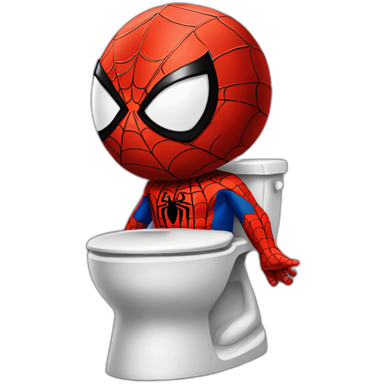 Spider-Man poops emoji