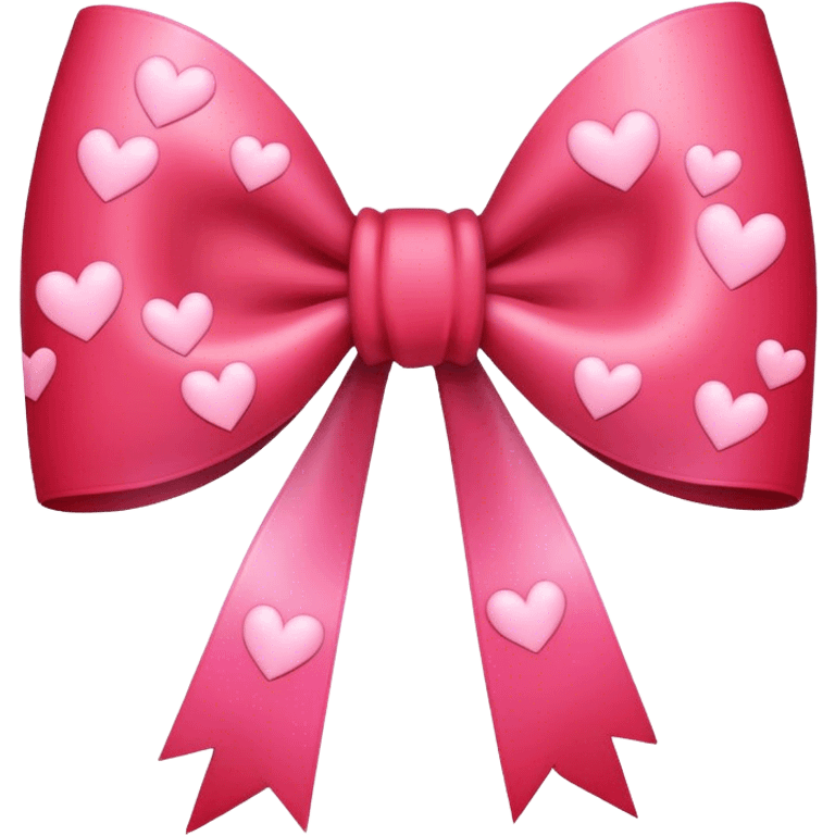 A Bow that has Hearts emoji