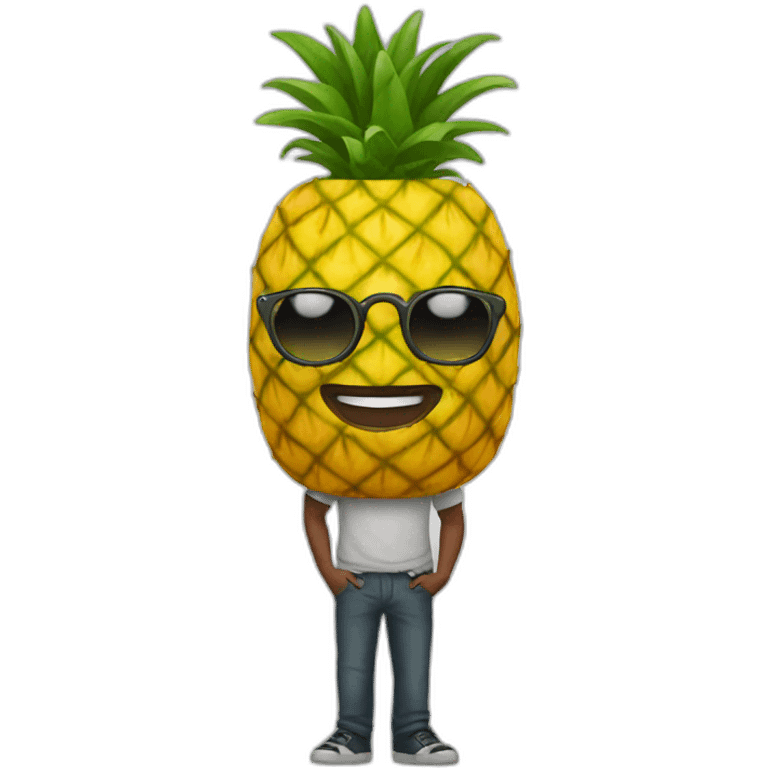 pineapple man emoji