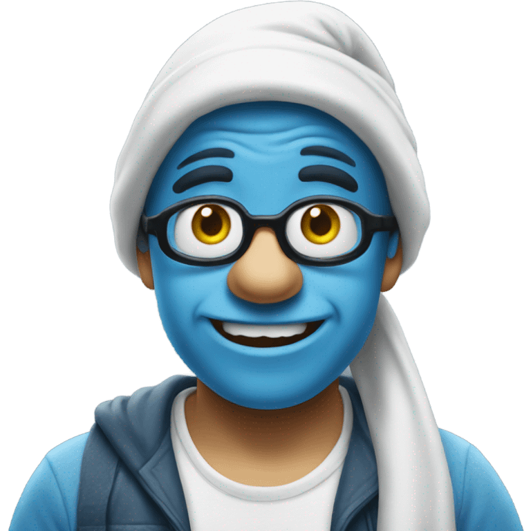 Smurf  emoji