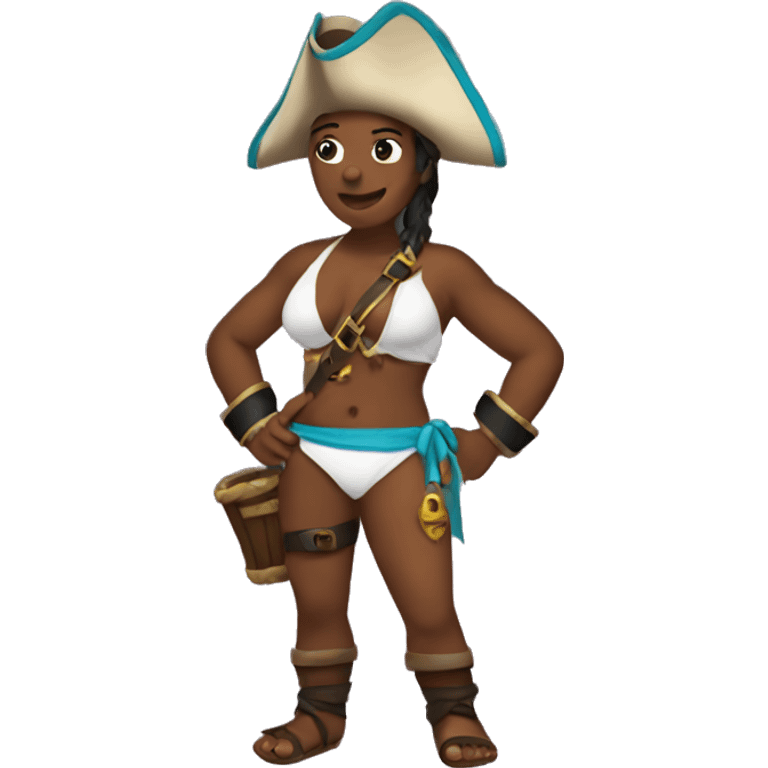 pirate in a bikini emoji