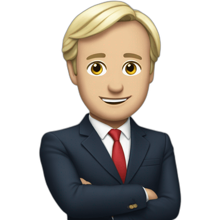 macron le pen emoji