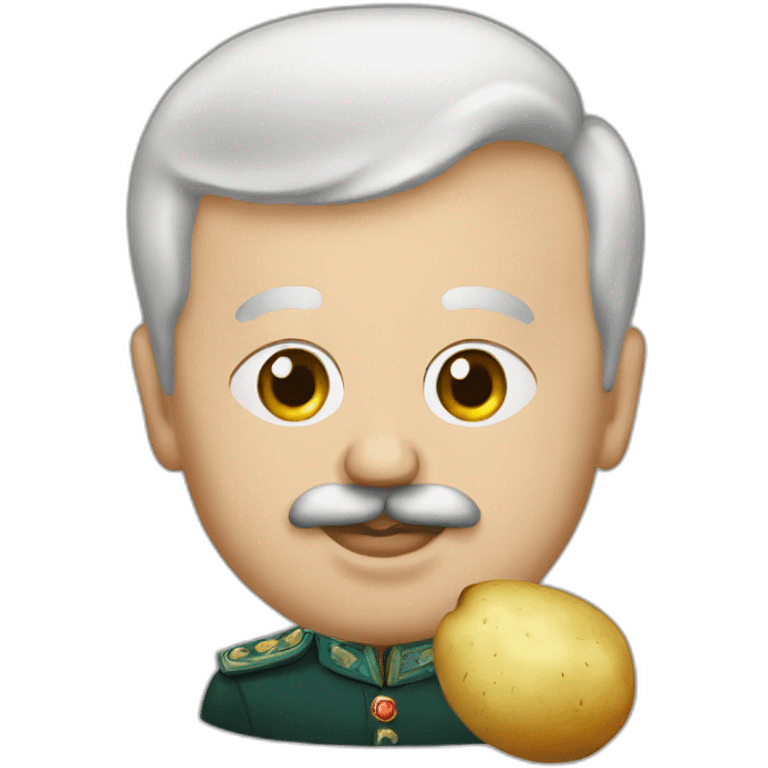 Lukashenko with potato  emoji