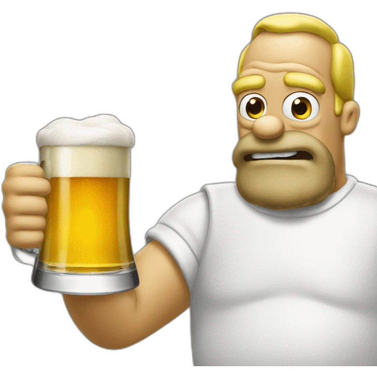 Homer beer emoji