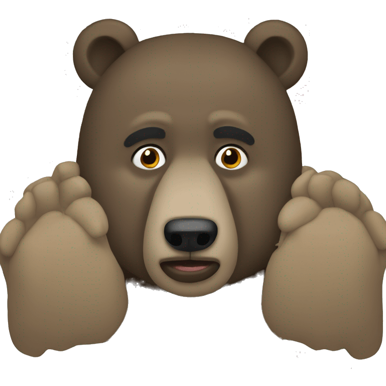 Kanye bear emoji